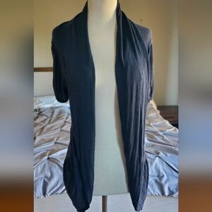 Long cardigan, black, Size M